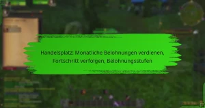 Handelsplatz: Monatliche Belohnungen verdienen, Fortschritt verfolgen, Belohnungsstufen