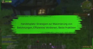 Handelsplatz: Strategien zur Maximierung von Belohnungen, Effizientes Verdienen, Beste Praktiken