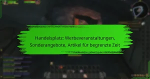 Handelsplatz: Werbeveranstaltungen, Sonderangebote, Artikel für begrenzte Zeit