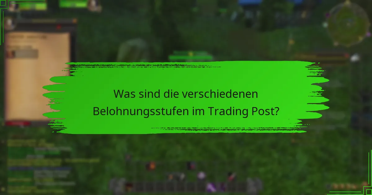 Wie schneidet das Belohnungsprogramm des Trading Post im Vergleich zu anderen ab?